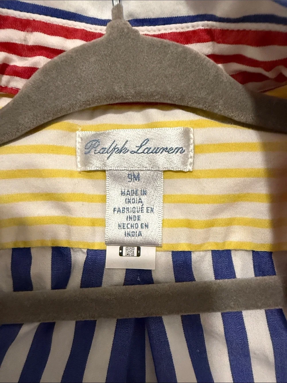 Ralph Lauren Striped Cotton Poplin Fun Shirt